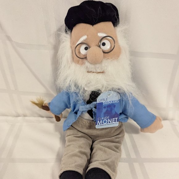 Little Thinkers Claude Monet Plush Doll NWT - Picture 1 of 5